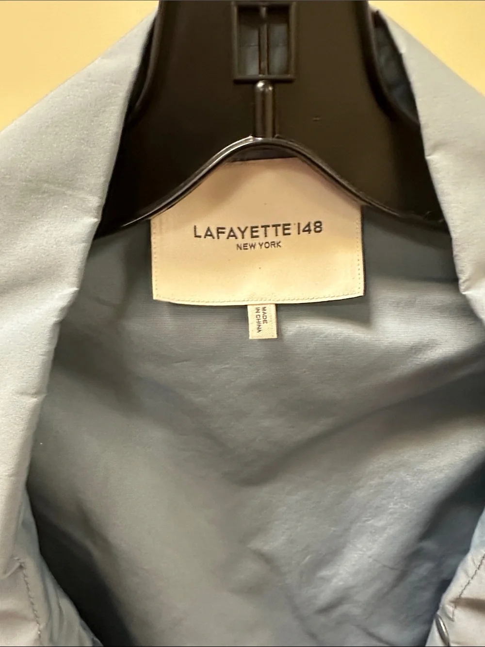 Lafayette 148 New York Dusty Blue Utility Jacket